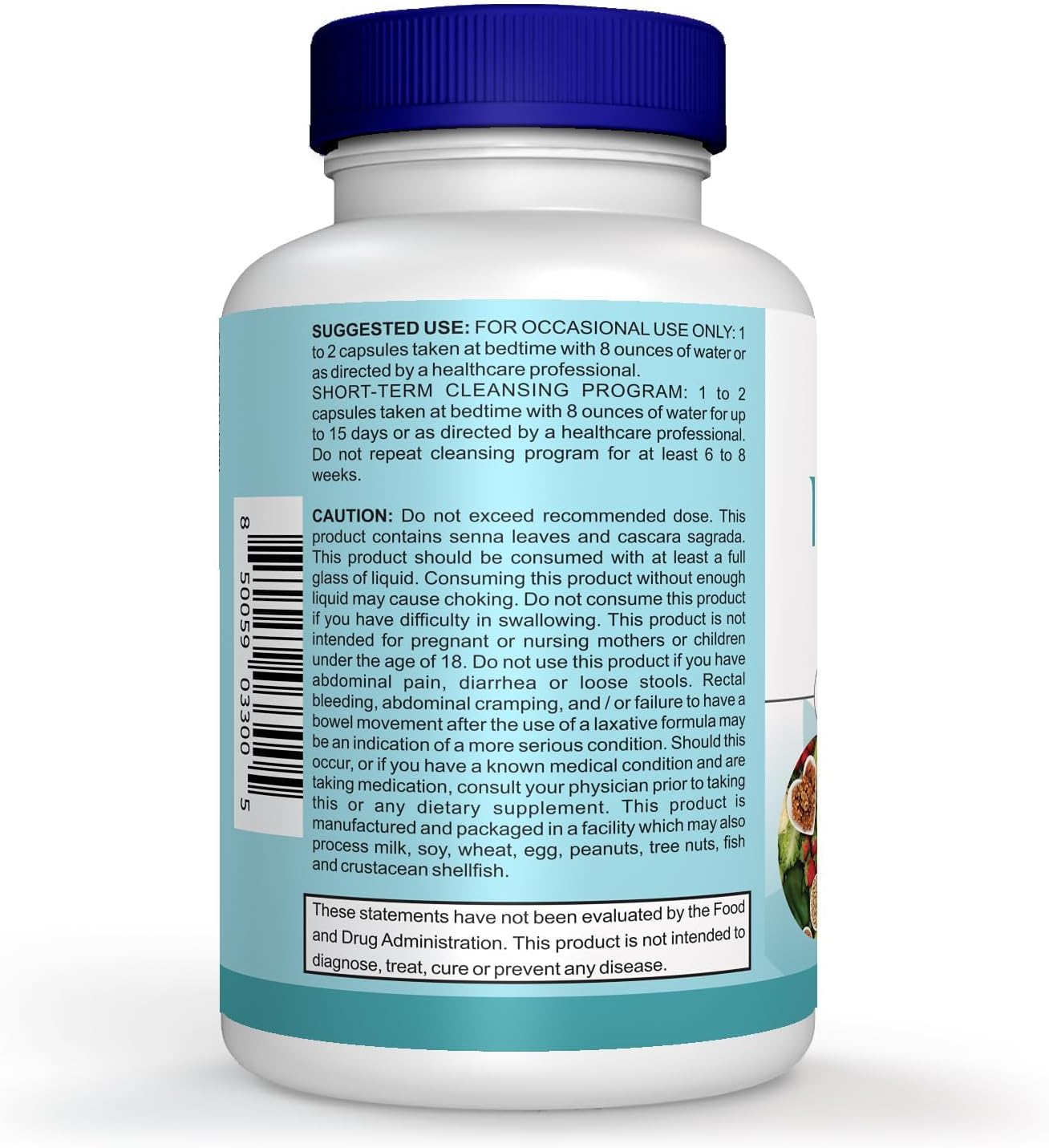 Milamiamor 15 Day Cleanse - Gut and Colon Support - Advanced Gut Cleanse Detox for Women & Men with Senna, Cascara Sagrada & Psyllium Husk - Non-GMO - Made in USA - 30 Capsules 24Hr Smart